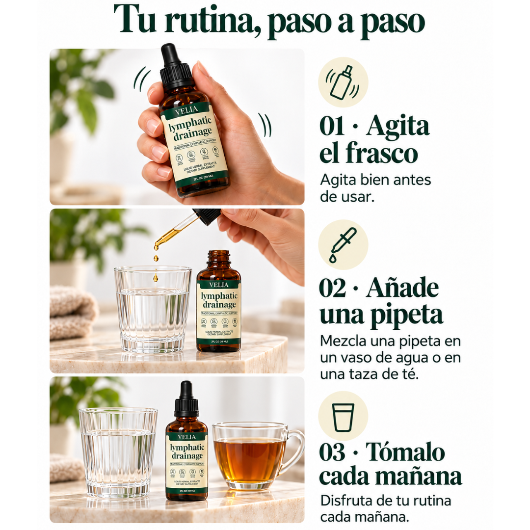 VELIA™ – Gotas de apoyo linfático